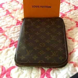 Monogram Coated Canvas Louis Vuitton Travel Organizer with Brass Hardware